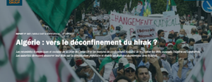 Crisis Group / Algérie : Vers le déconfinement du Hirak